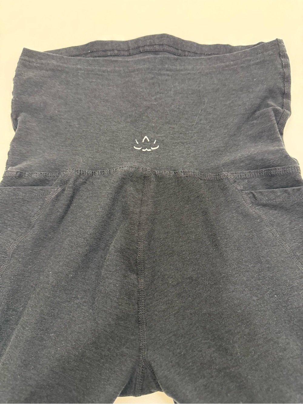 Beyond the Bump by Beyond Yoga Maternity S Gray Ankle Leggings High Rise